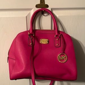 Large Michael Kors magenta bag